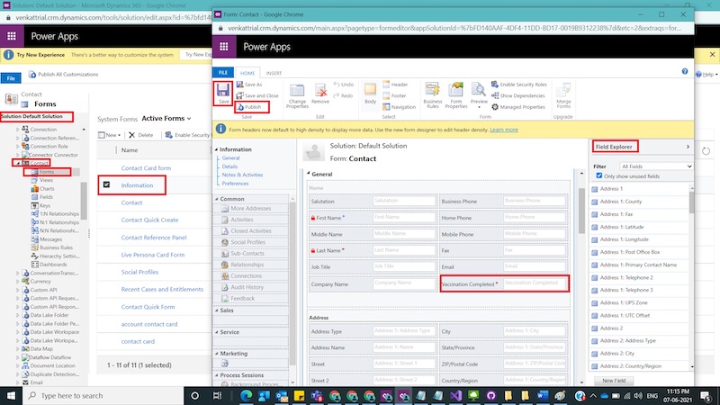 How to Move CRM Customizations  between Dynamics 365 CRM Environments using classic mode and Power Apps Maker Portal.
